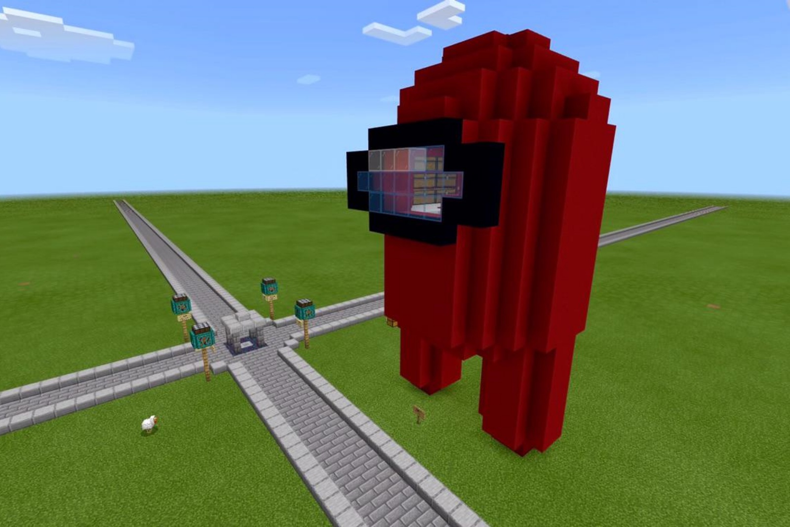 Among Us house in Minecraft