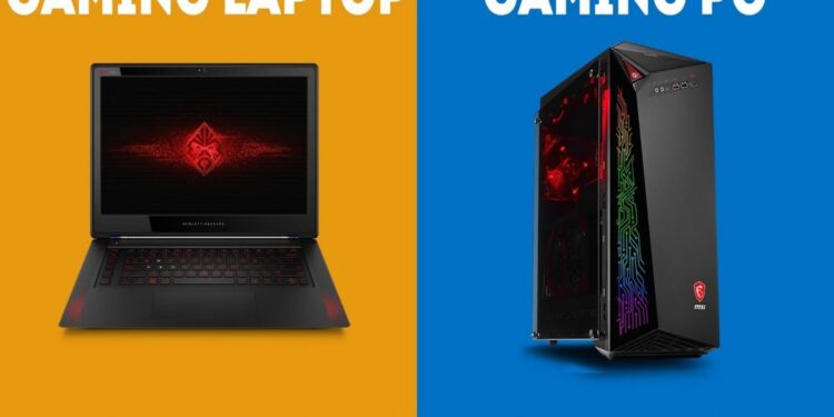 gaming laptop vs desktop